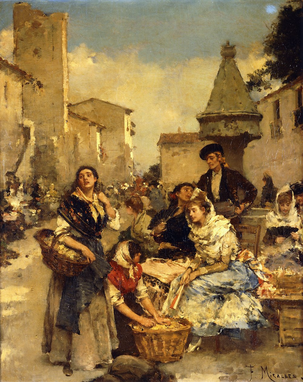 In the Market by Francesco Miralles Galaup