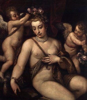 Venus and Cherubs by Francesco Montemezzano