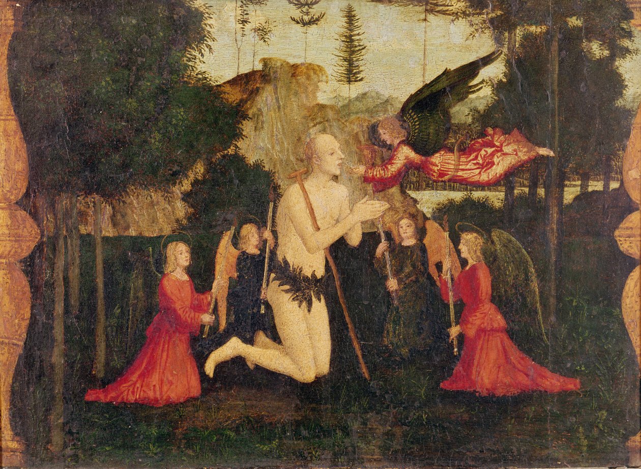 Communion of St. Onuphrius by Francesco Morone