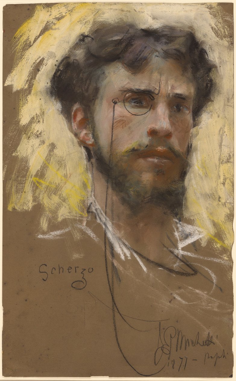 Self-Portrait by Francesco Paolo Michetti