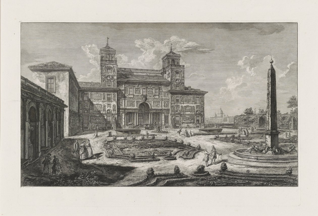 The Villa Medici by Francesco Piranesi