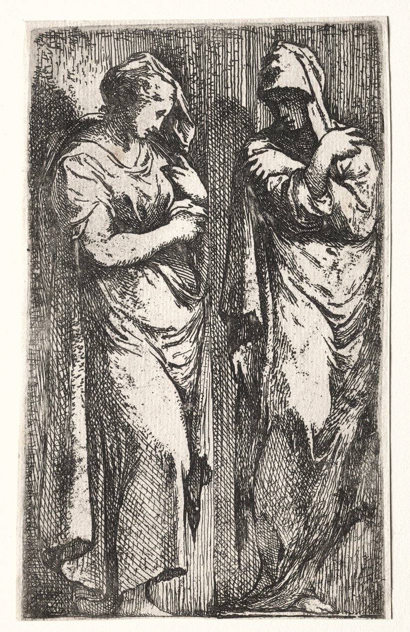Two Roman Women by Francesco Primaticcio