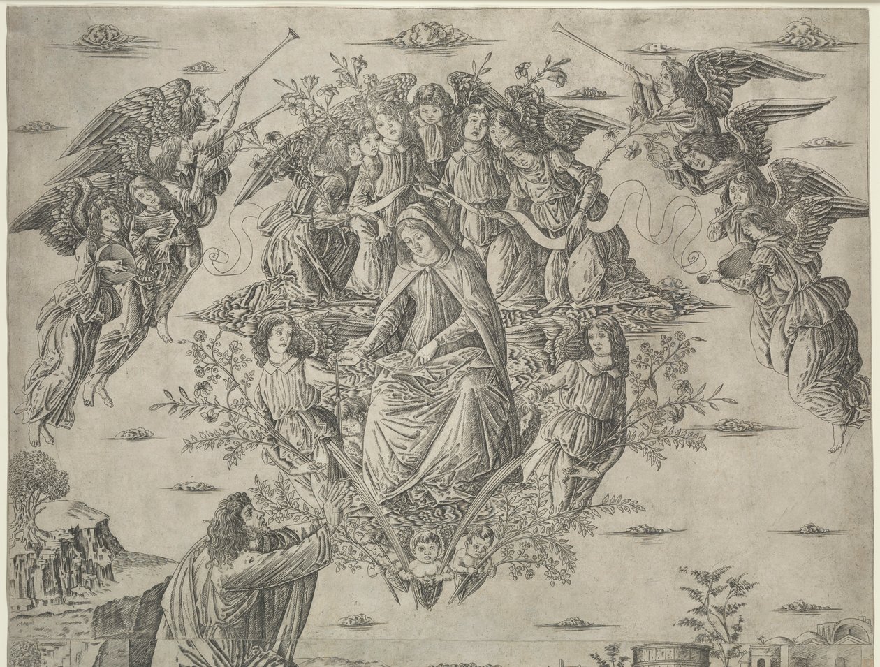 The Assumption of the Virgin, c. 1495 by Francesco Rosselli