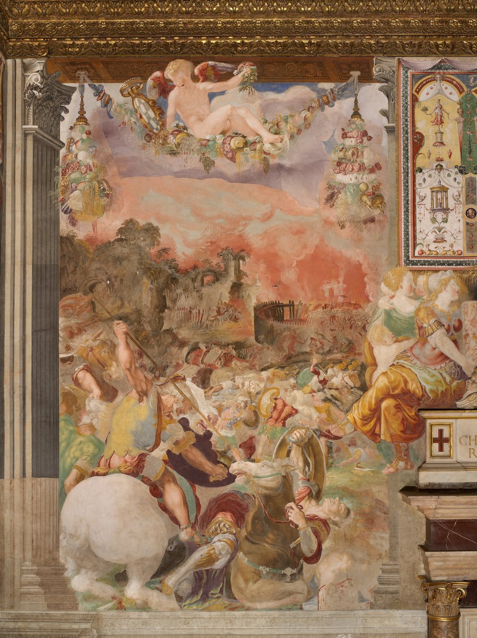 The Rout of the Volscii by Francesco Salviati