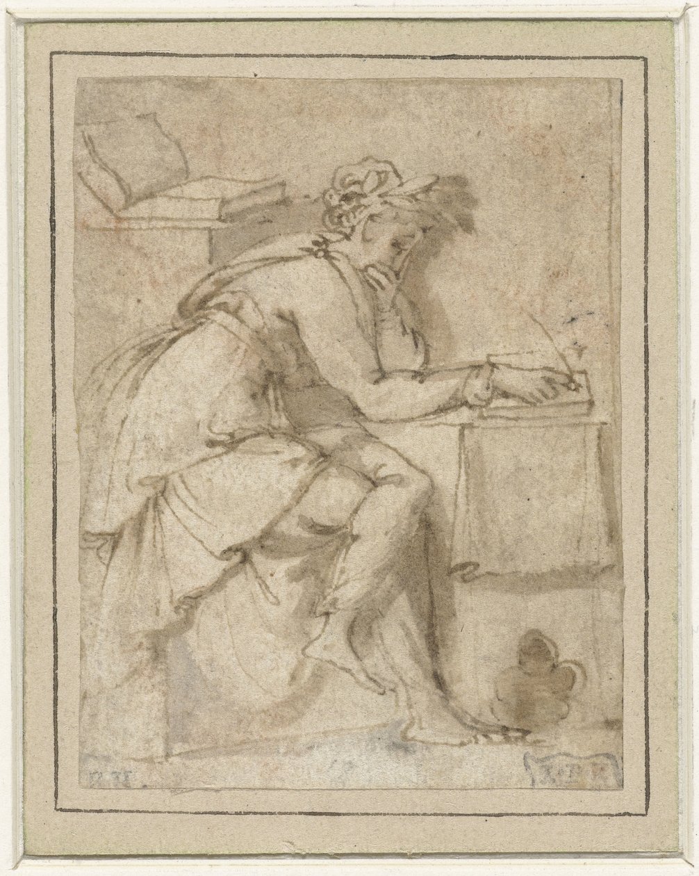 Seated Muse (?) by Francesco Salviati