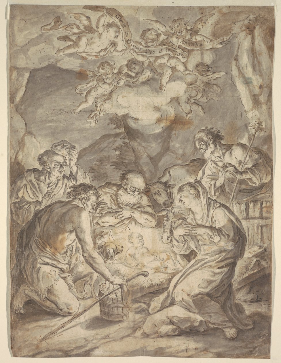 Adoration of the Shepherds by Francesco Saverio Mergolo