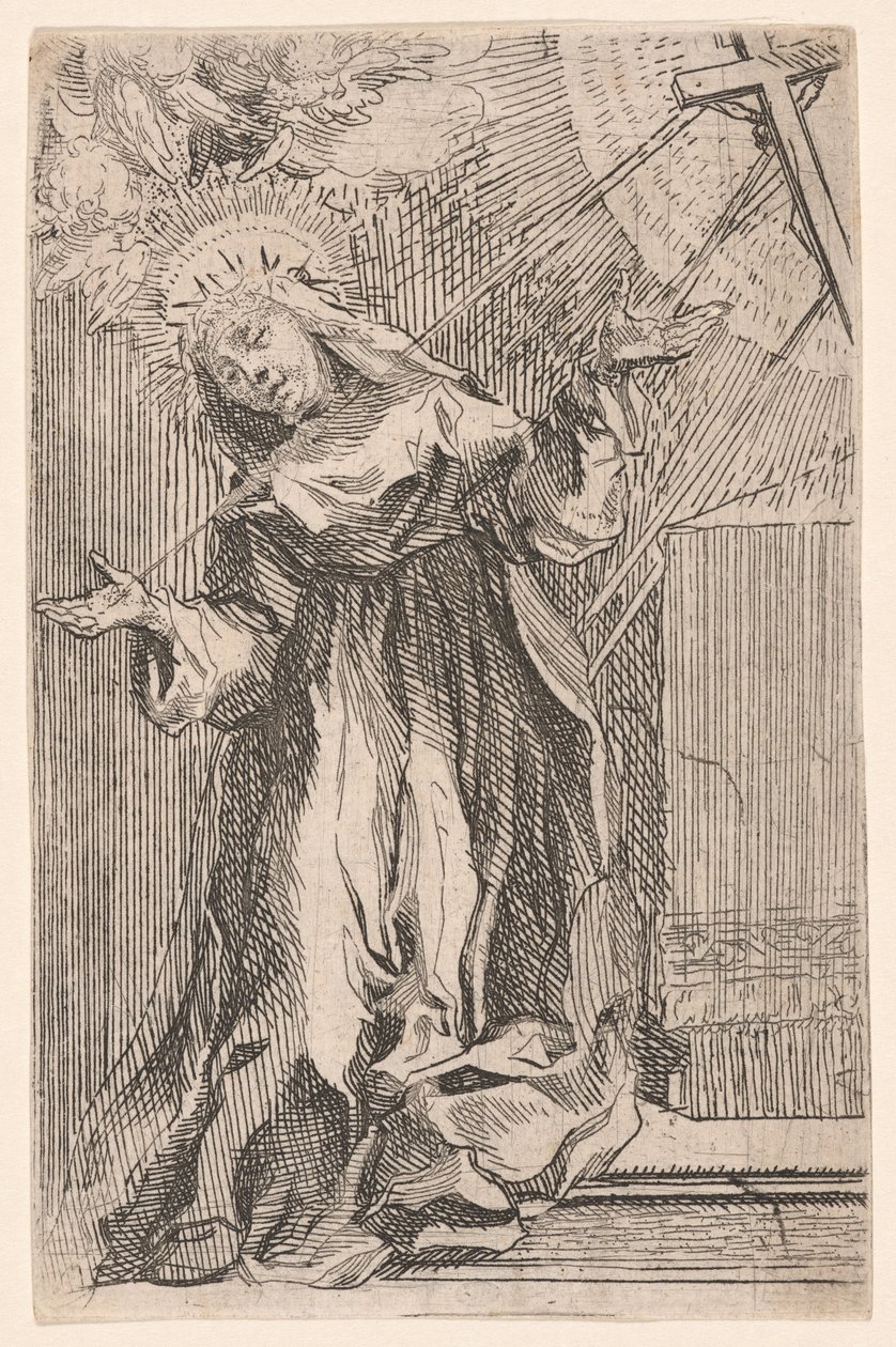 Saint Catherine of Siena Receiving the Stigmata by Francesco Vanni
