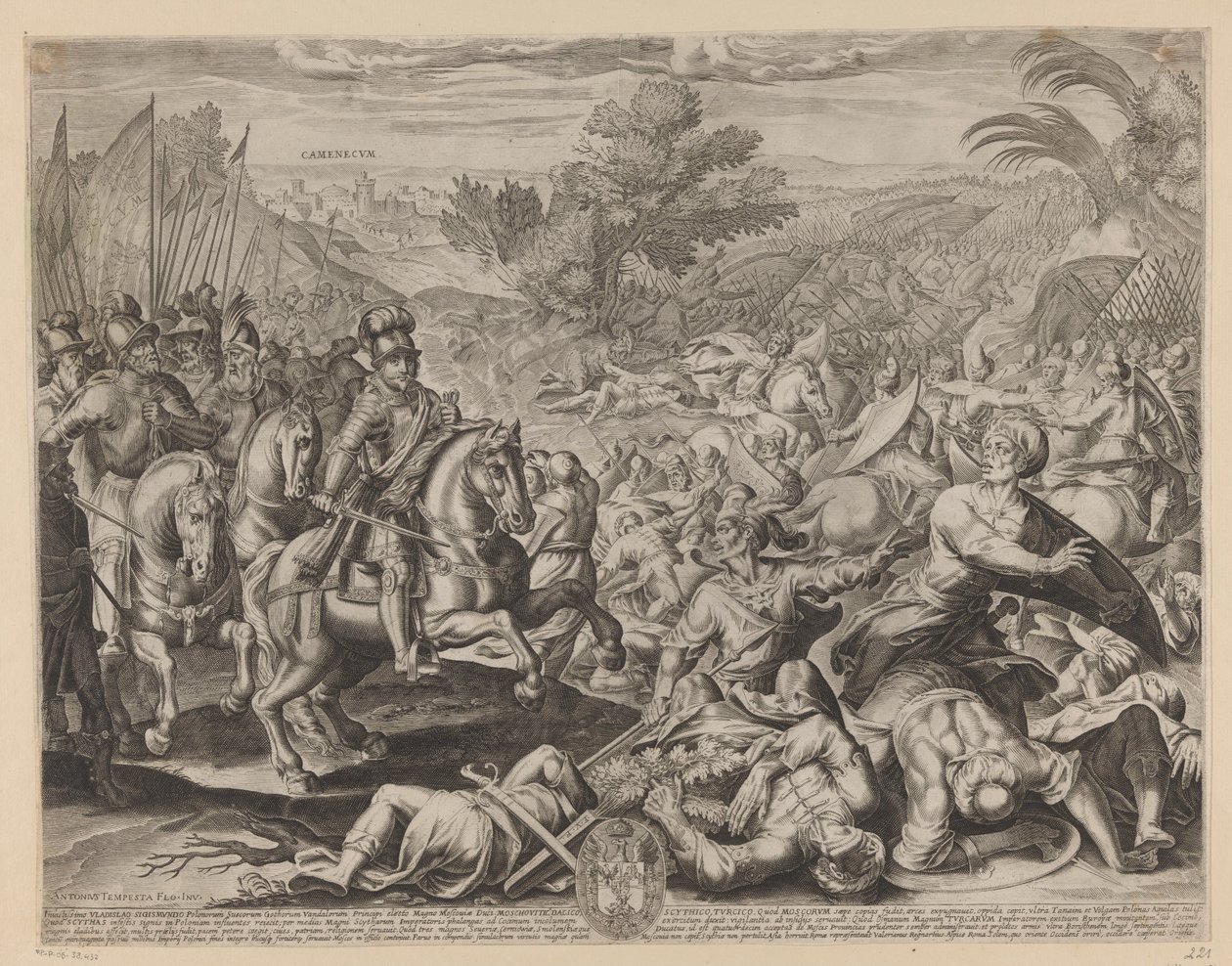 Victory of Wladislaus Wasa by Francesco Villamena