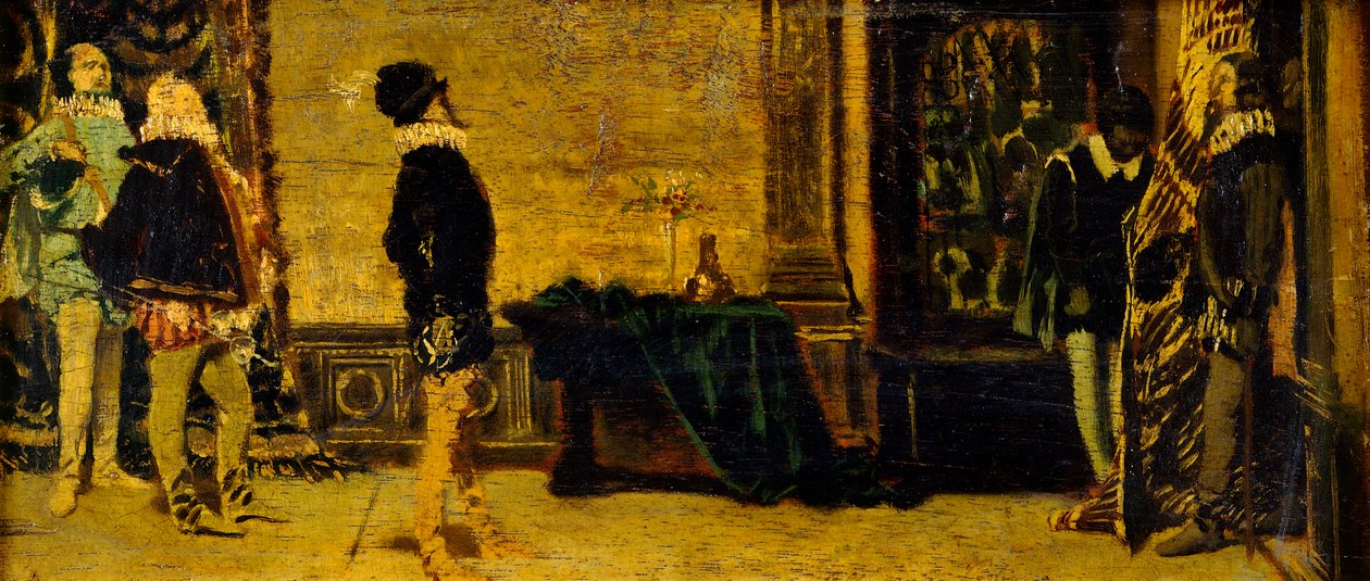 Before the Duel by Francesco Vinea