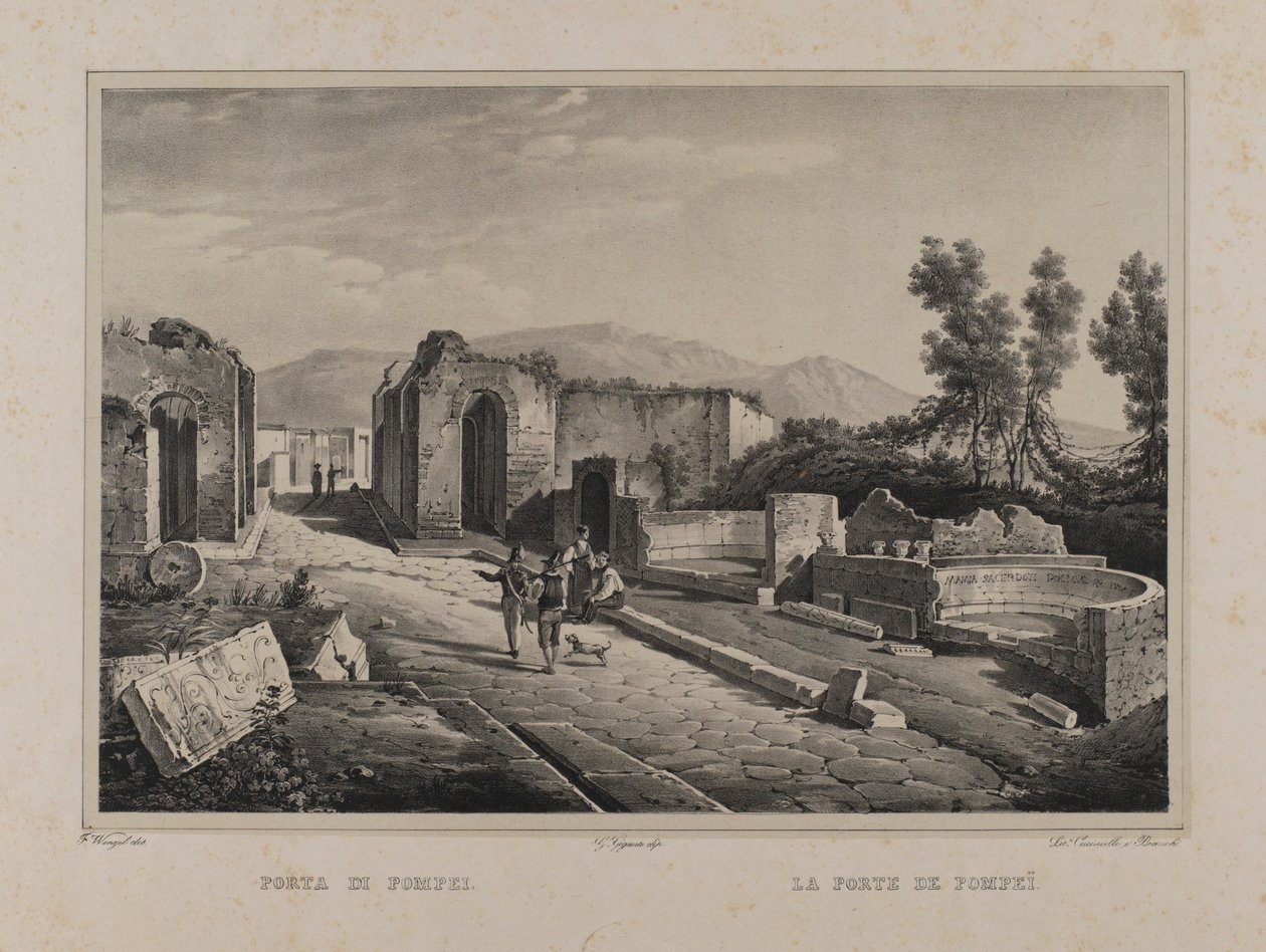 Gate of Pompeii by Francesco Wenzel