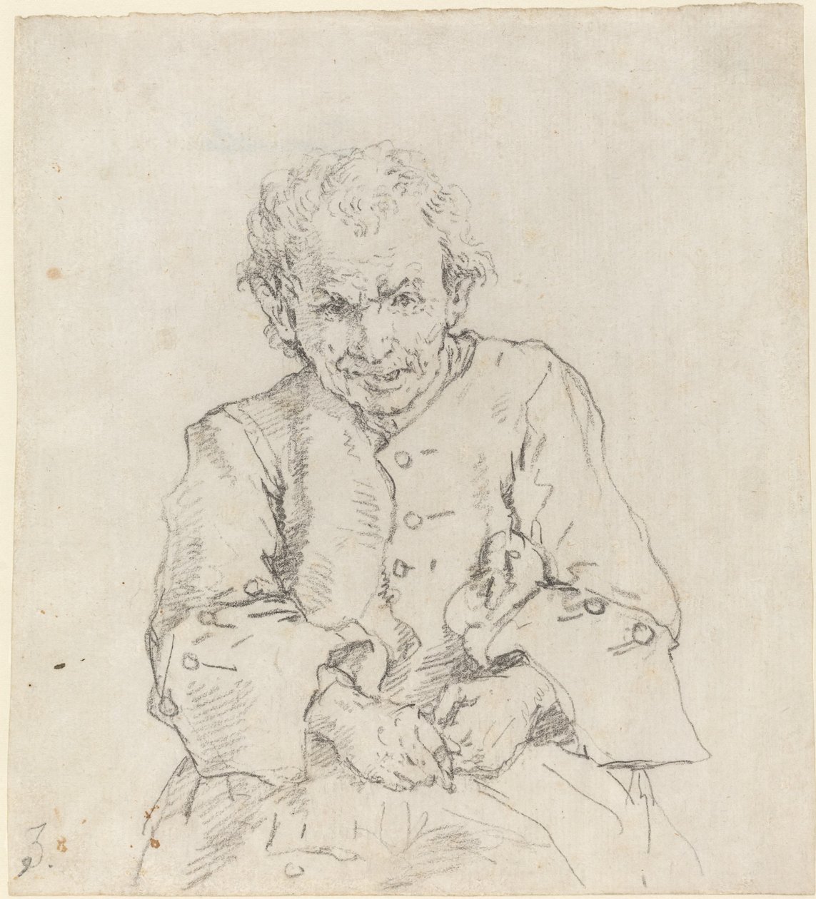 Seated Peasant by Francesco Zuccarelli
