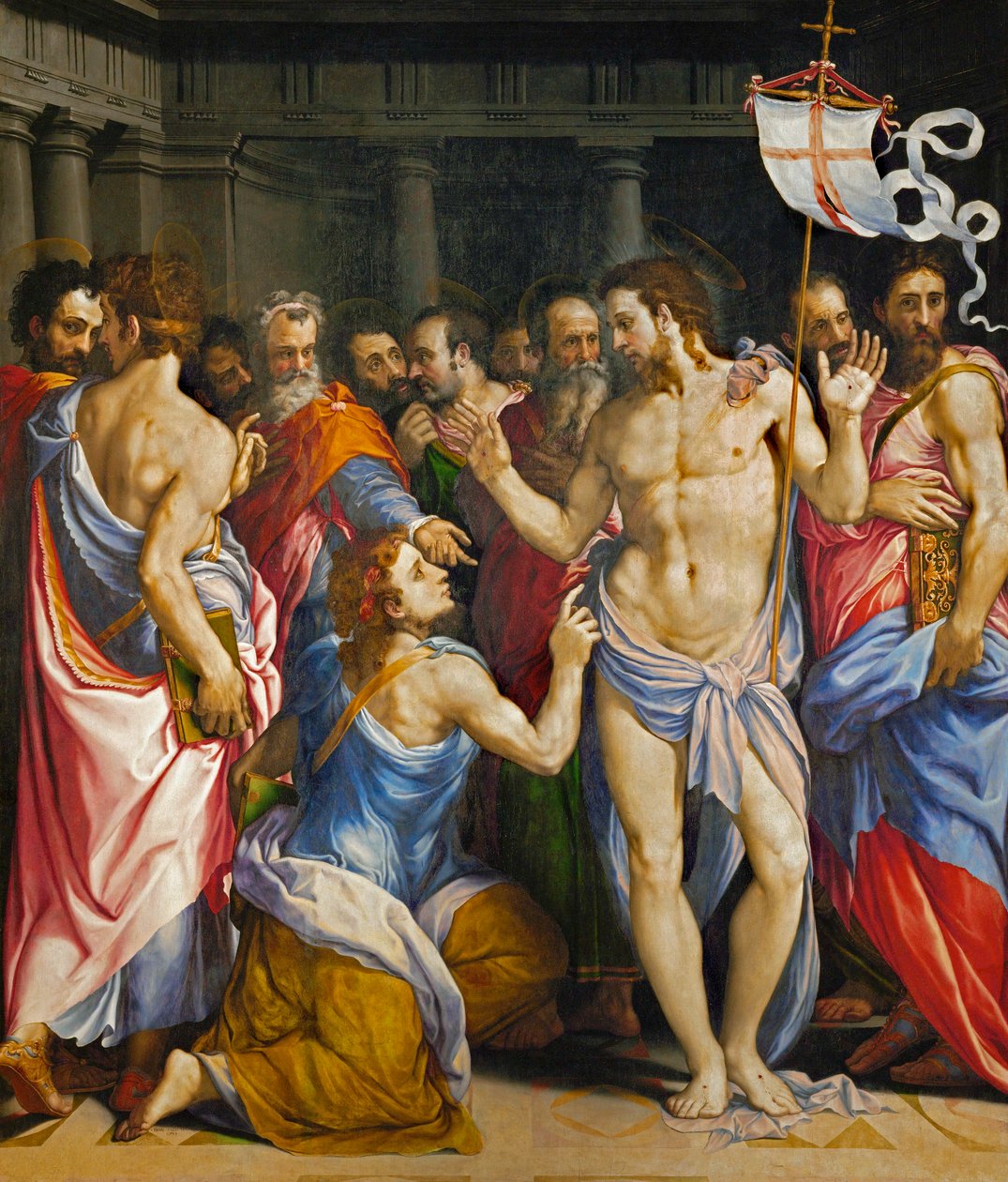 Doubting Thomas by Francesco de Rossi (circle of) Salviati