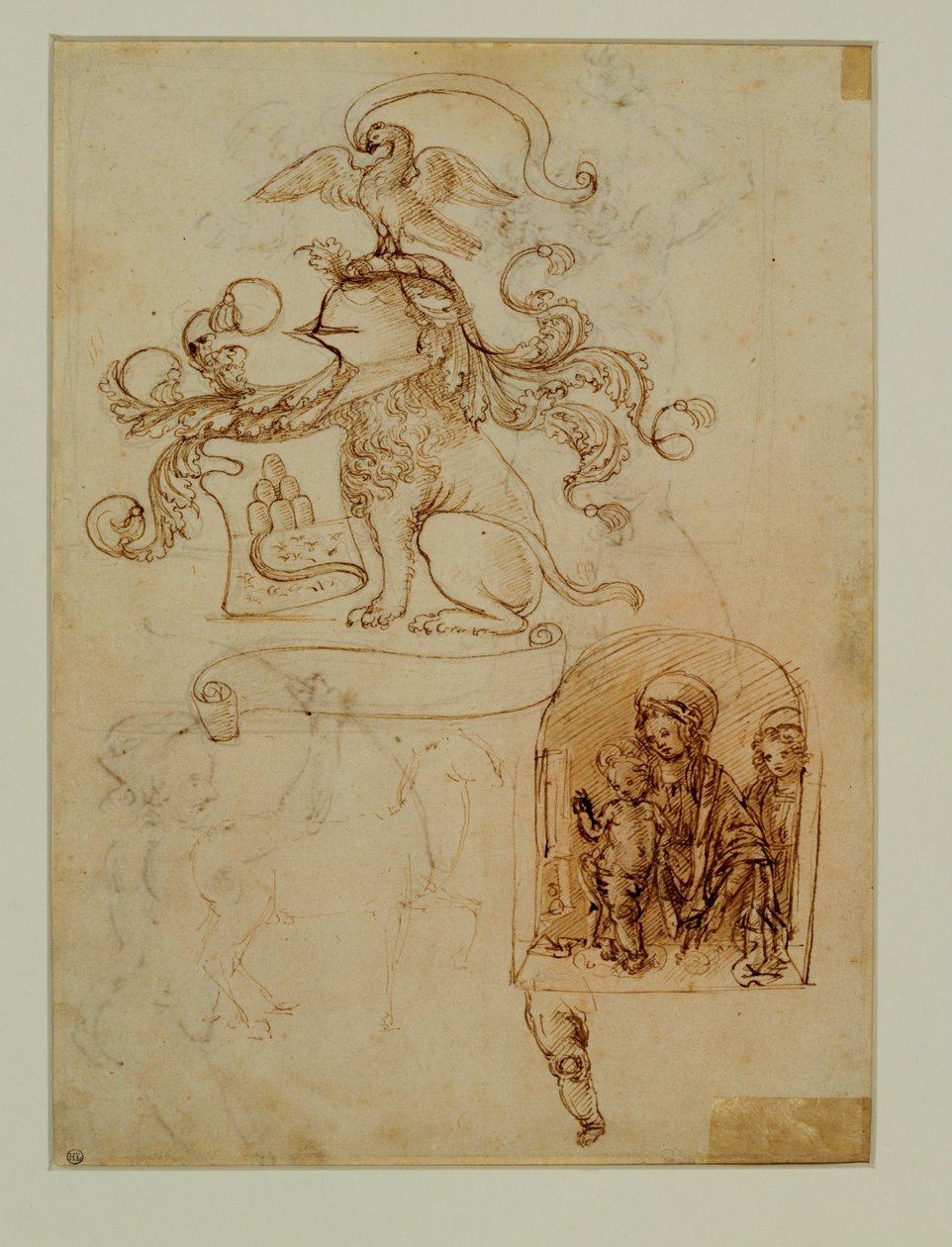 Heraldic Elements by Francesco di Simone (attr. to)