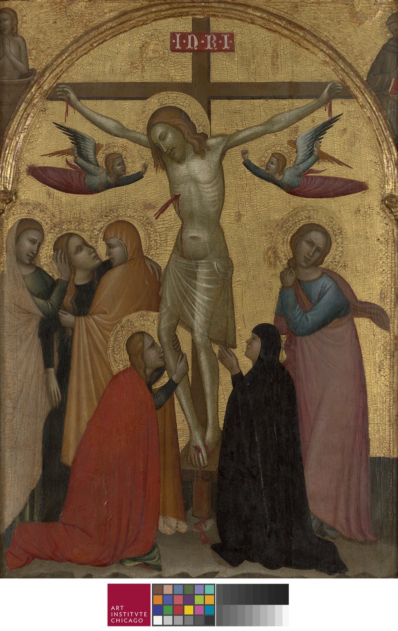 The Crucifixion, c.1370 by Francescuccio Ghissi