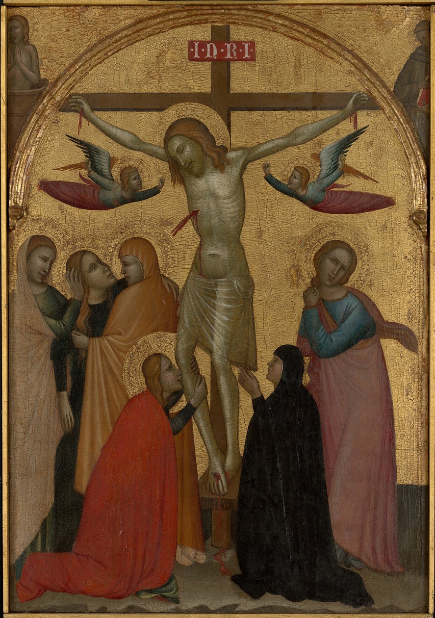 The Crucifixion, c. 1370 by Francescuccio Ghissi