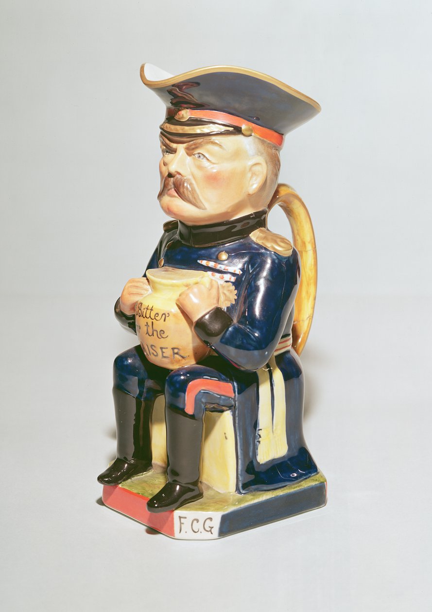 Lord Kitchener Toby Jug, Crafted by Wilkinson by Francis Carruthers Gould