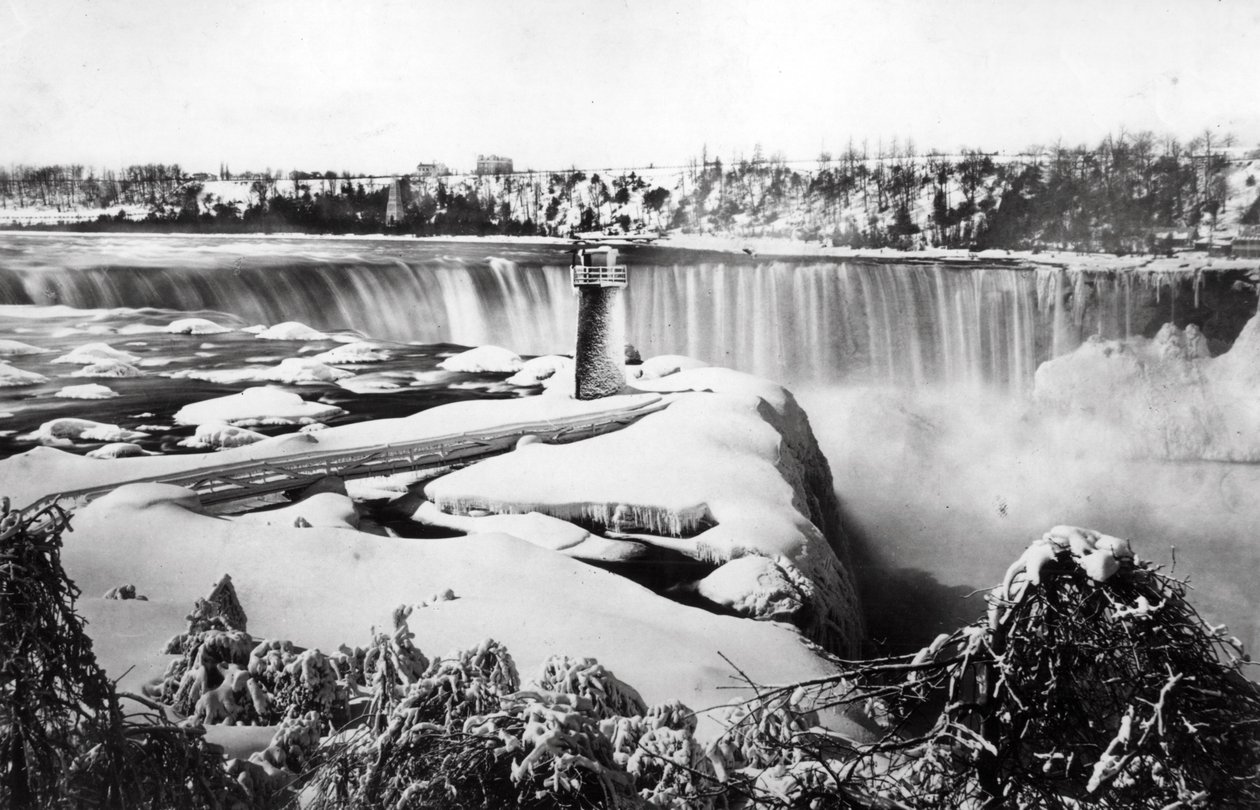 Niagara Falls in the Snow, c.1850-70 by Francis Frith