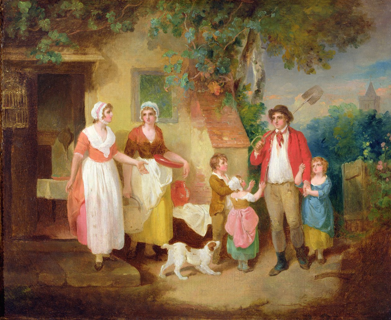 Evening, 1799 by Francis Wheatley