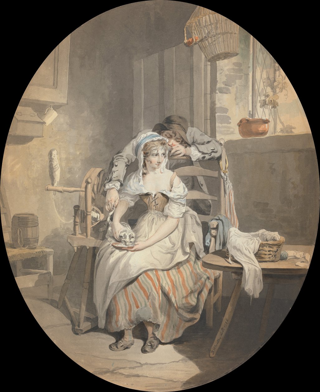 The Rustic Lover by Francis Wheatley