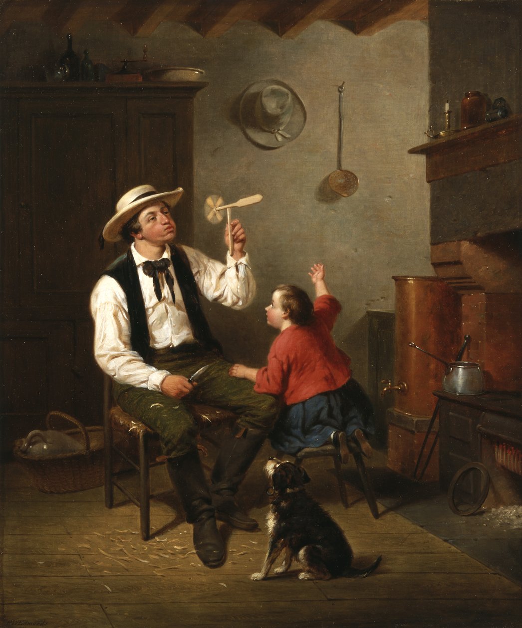 The Wind Mill by Francis William Edmonds