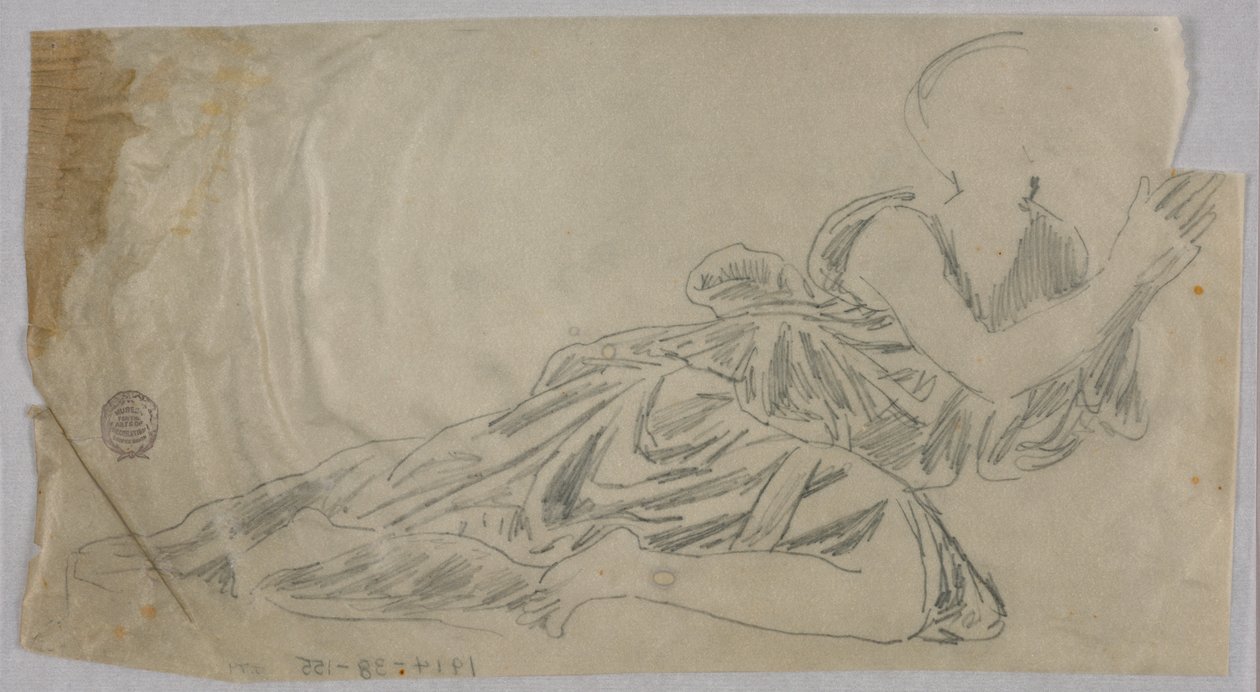 Drapery Study by Francis Augustus Lathrop