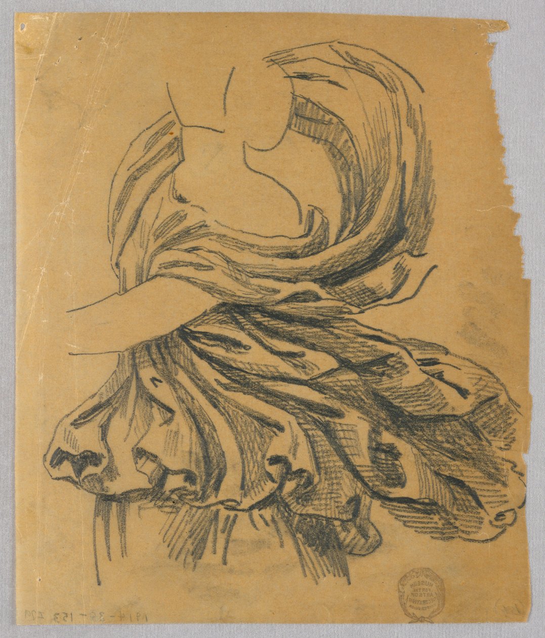 Drapery Study by Francis Augustus Lathrop