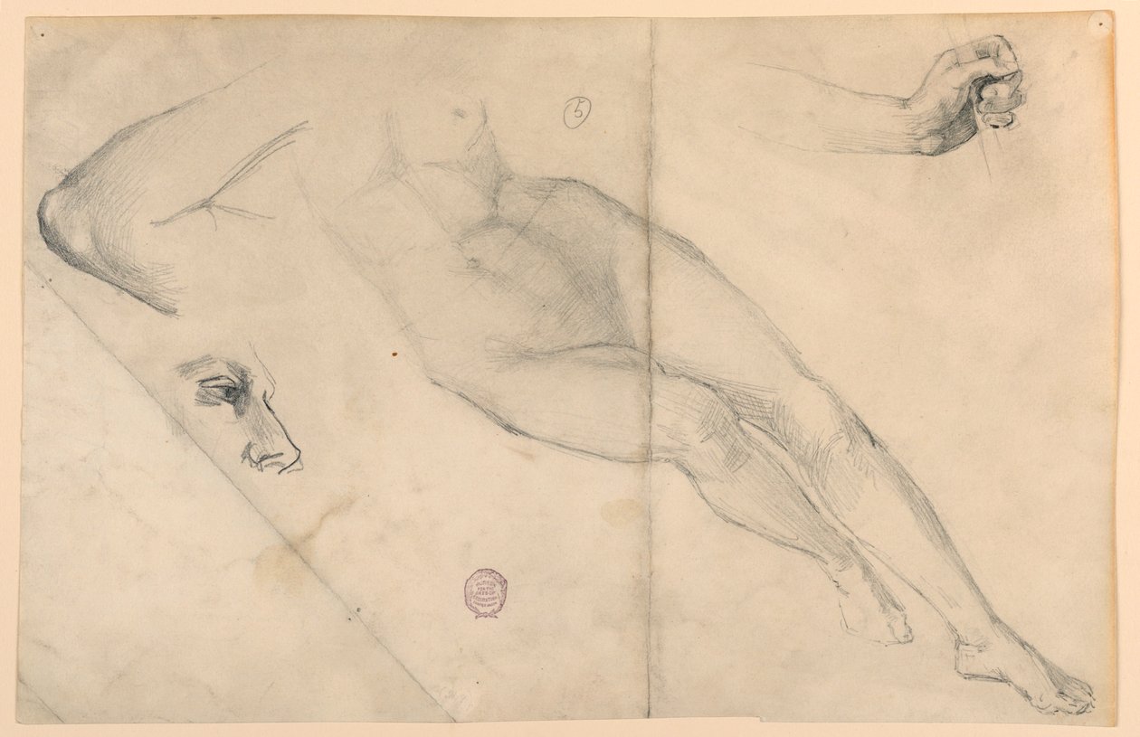 Nude Study by Francis Augustus Lathrop