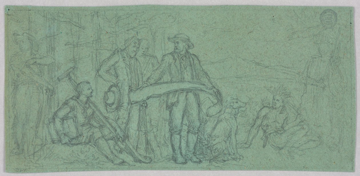 Sketch for a Mural by Francis Augustus Lathrop