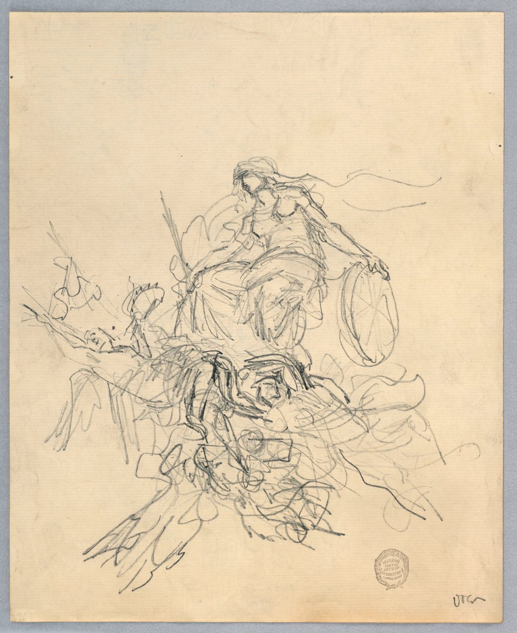 Sketch of Fortuna by Francis Augustus Lathrop