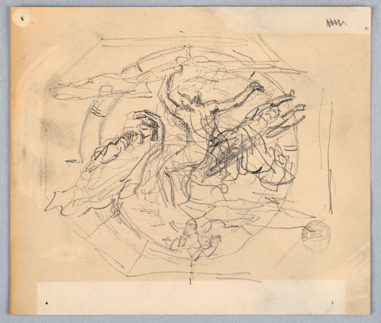 Study for "Zodiac" by Francis Augustus Lathrop