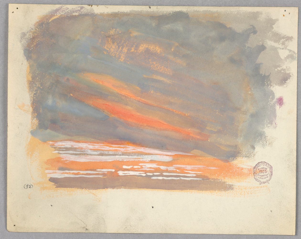 Study of Clouds, Rome, Italy by Francis Augustus Lathrop