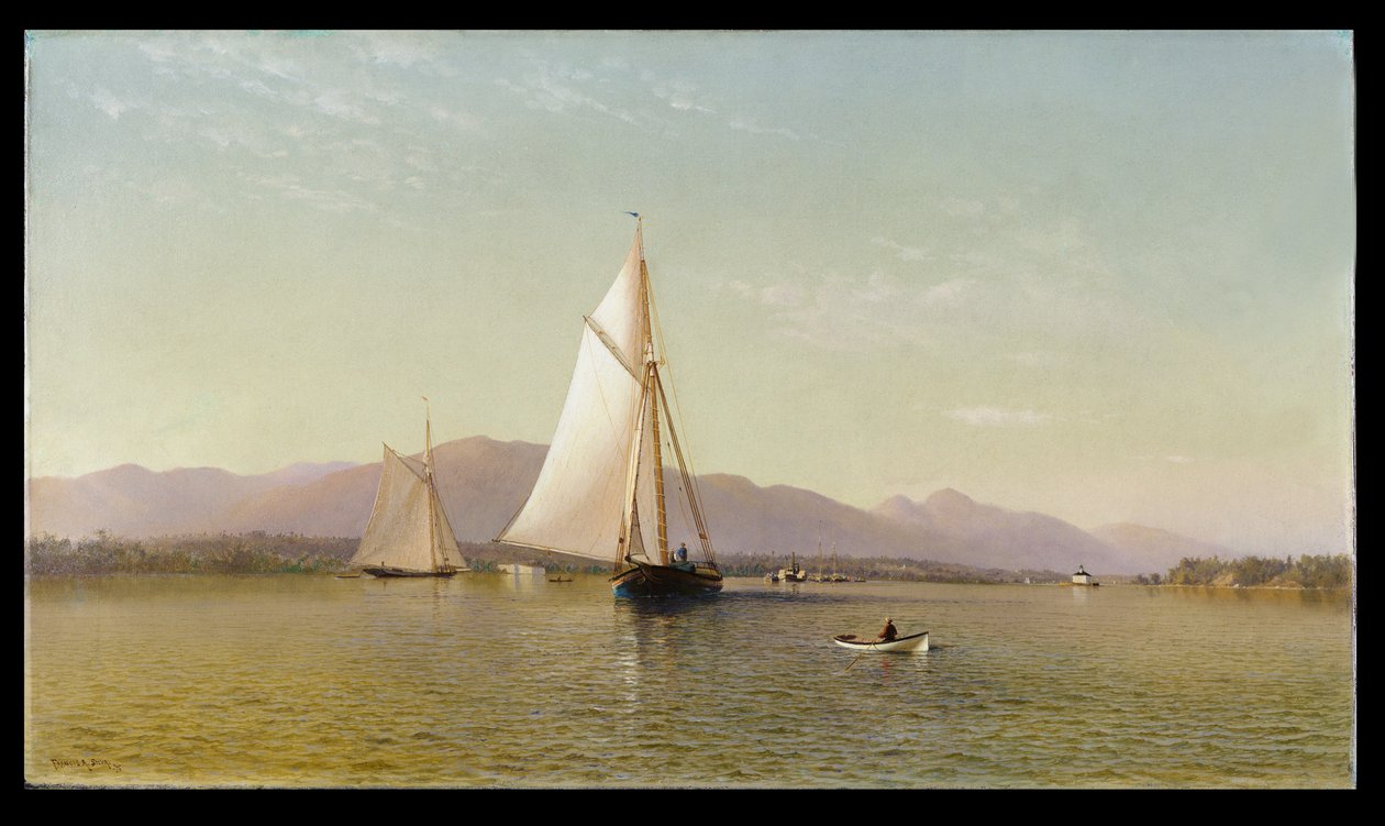 The Hudson at Tappan Zee by Francis Augustus Silva