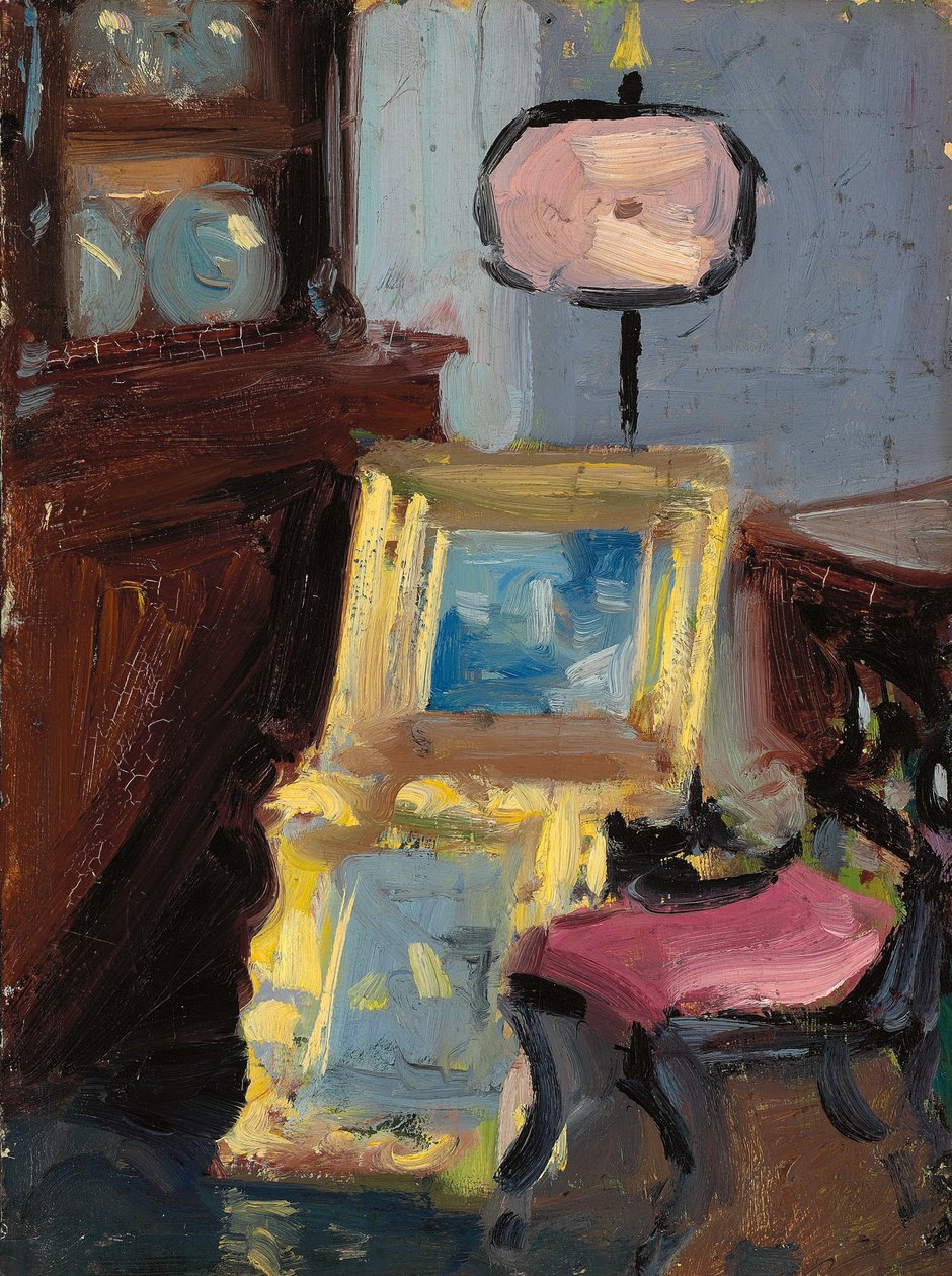 Interior with a Chair by Francis Campbell Boileau Cadell