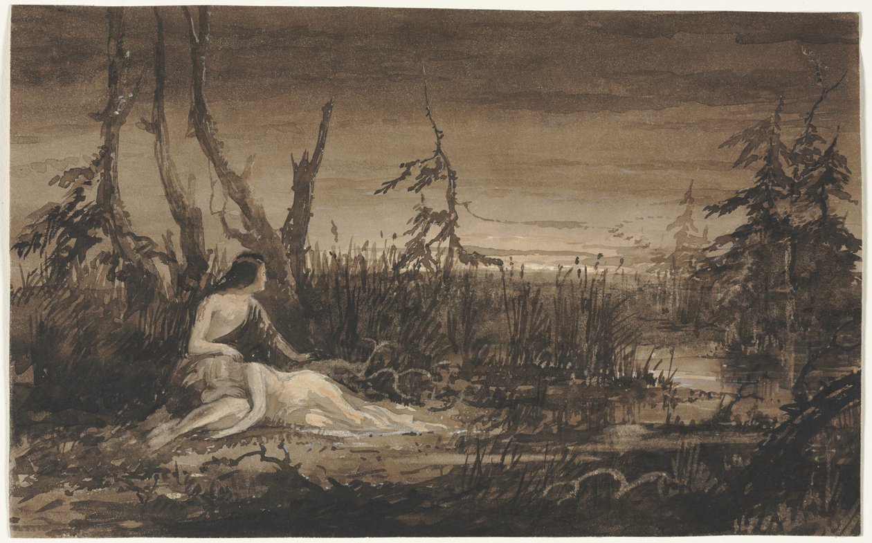 Figures in a Landscape by Francis Danby