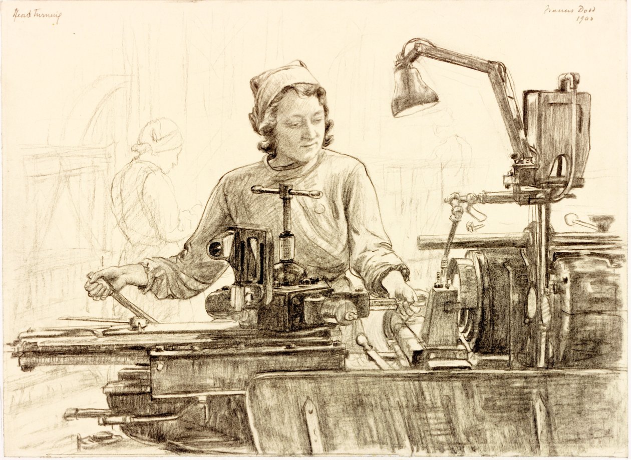 Head Turning by Francis Dodd