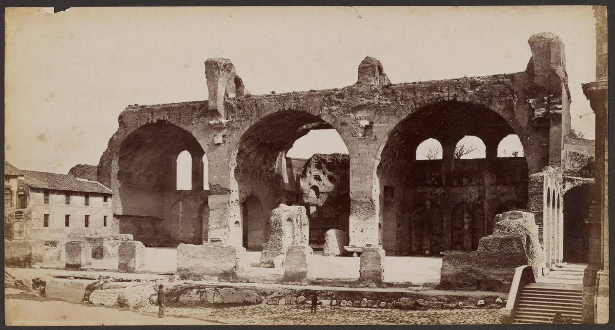 Basilica of Constantine by Francis Frith
