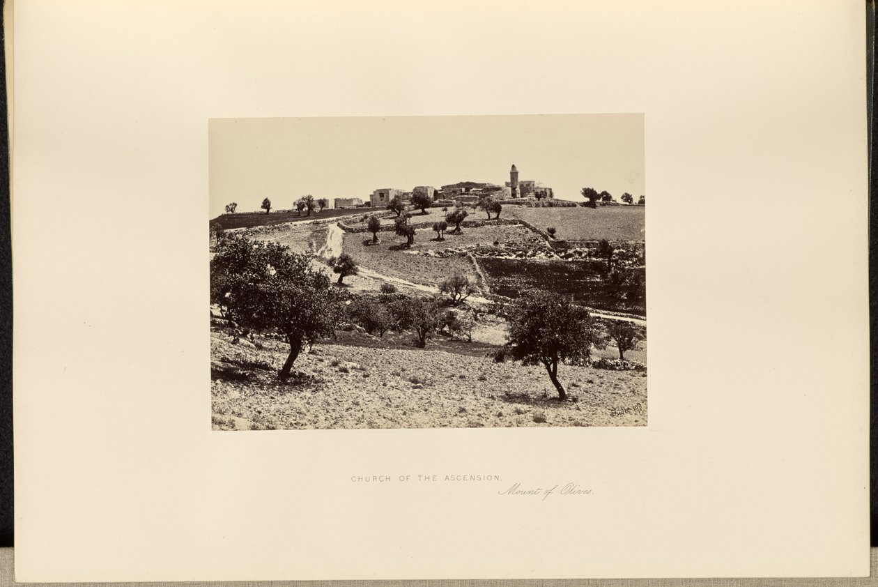 Church of the Ascension, Mount of Olives by Francis Frith