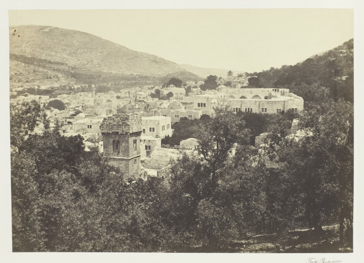 Nablus, The Ancient Shechem by Francis Frith