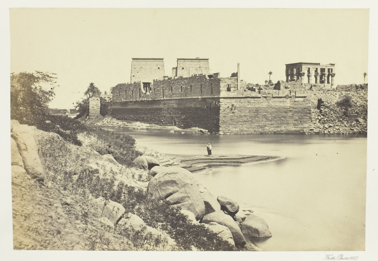 South End of the Island of Philae by Francis Frith