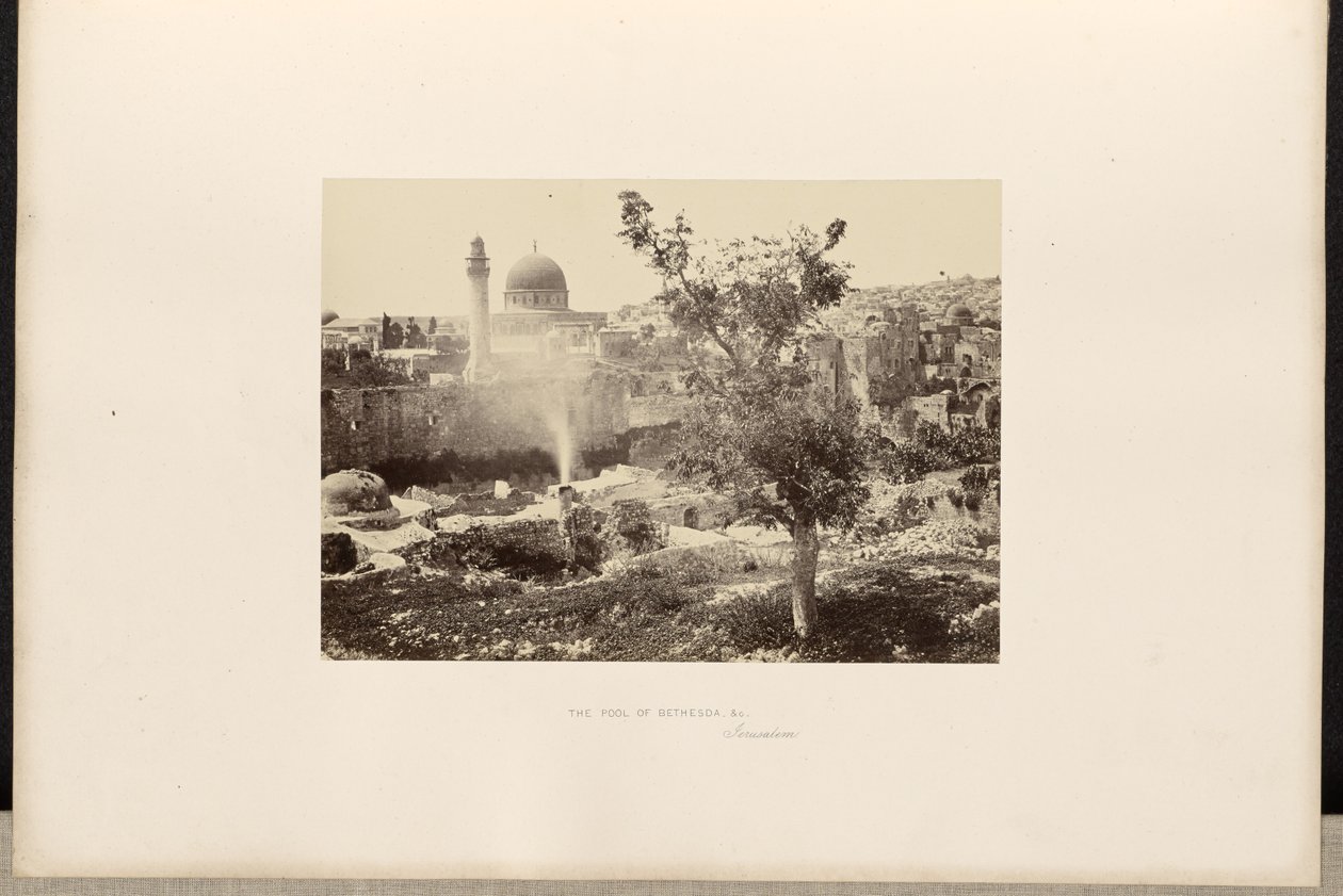 The Pool of Bethesda, Jerusalem by Francis Frith