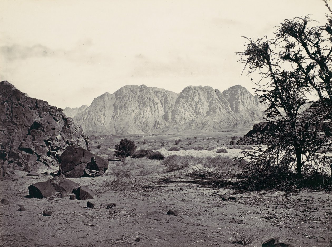The Written Valley, Sinai by Francis Frith