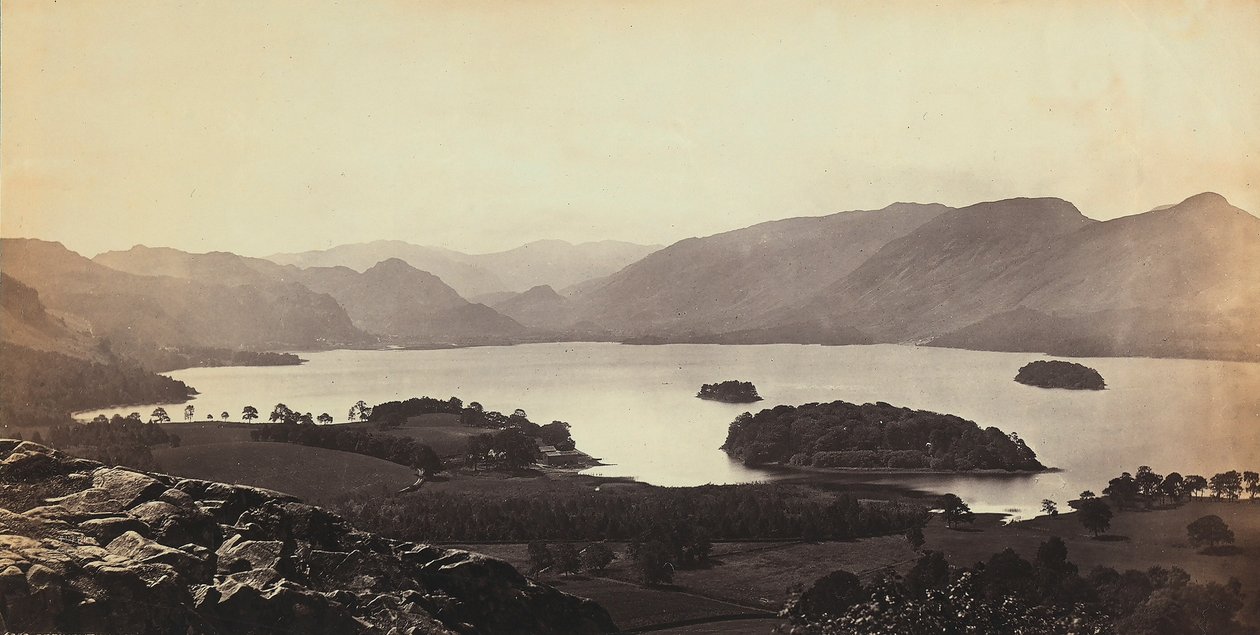 The Lake near Derwentwater in Great Britain by Francis Frith