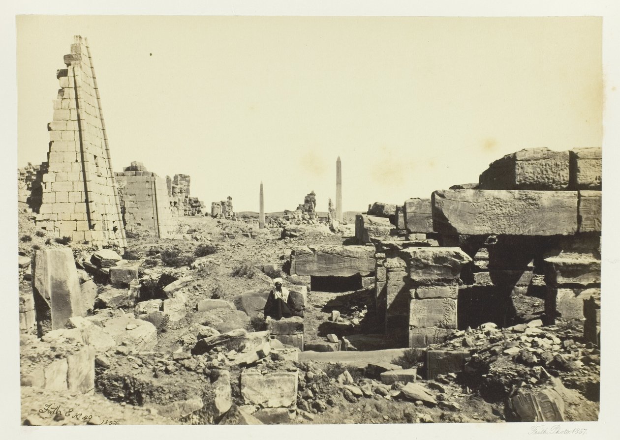 View at Karnak, from the Granite Pylon by Francis Frith