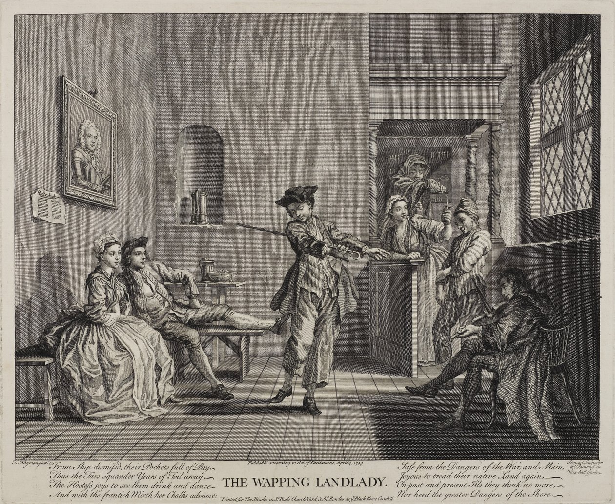 The Wapping Landlady, 1743 by Francis Hayman