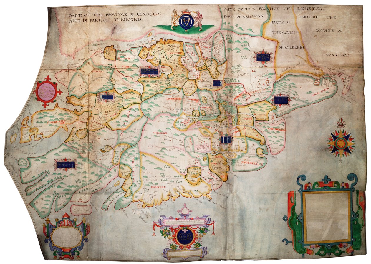 Province of Munster, Ireland, c.1595 by Francis Jobson