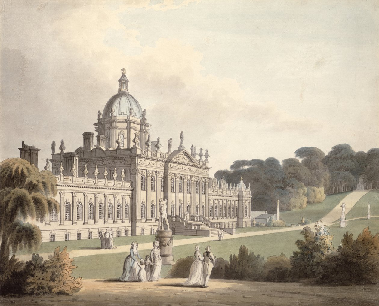 Castle Howard by Francis Nicholson