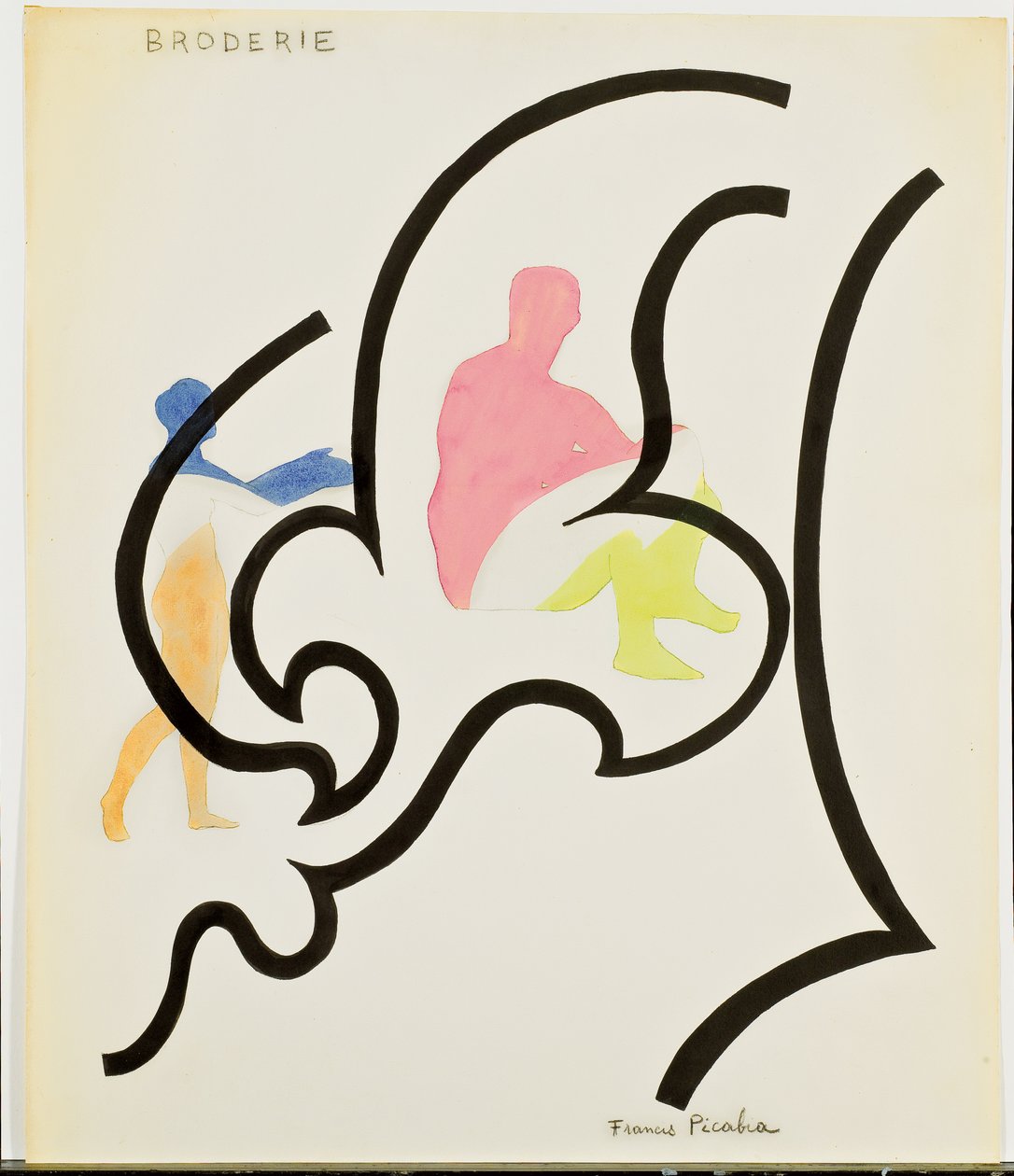 Embroidery by Francis Picabia