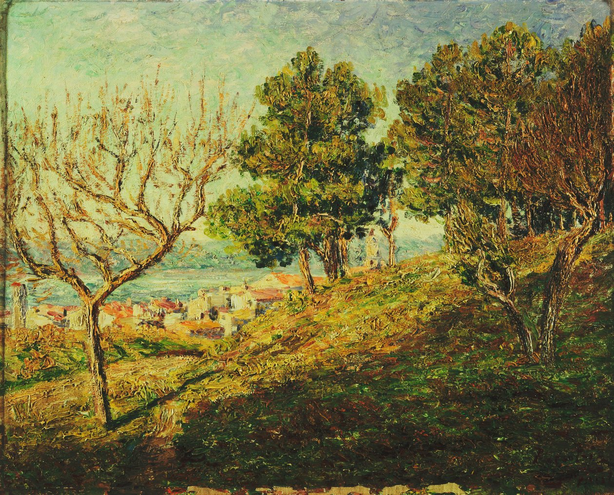 View of Saint-Tropez by Francis Picabia