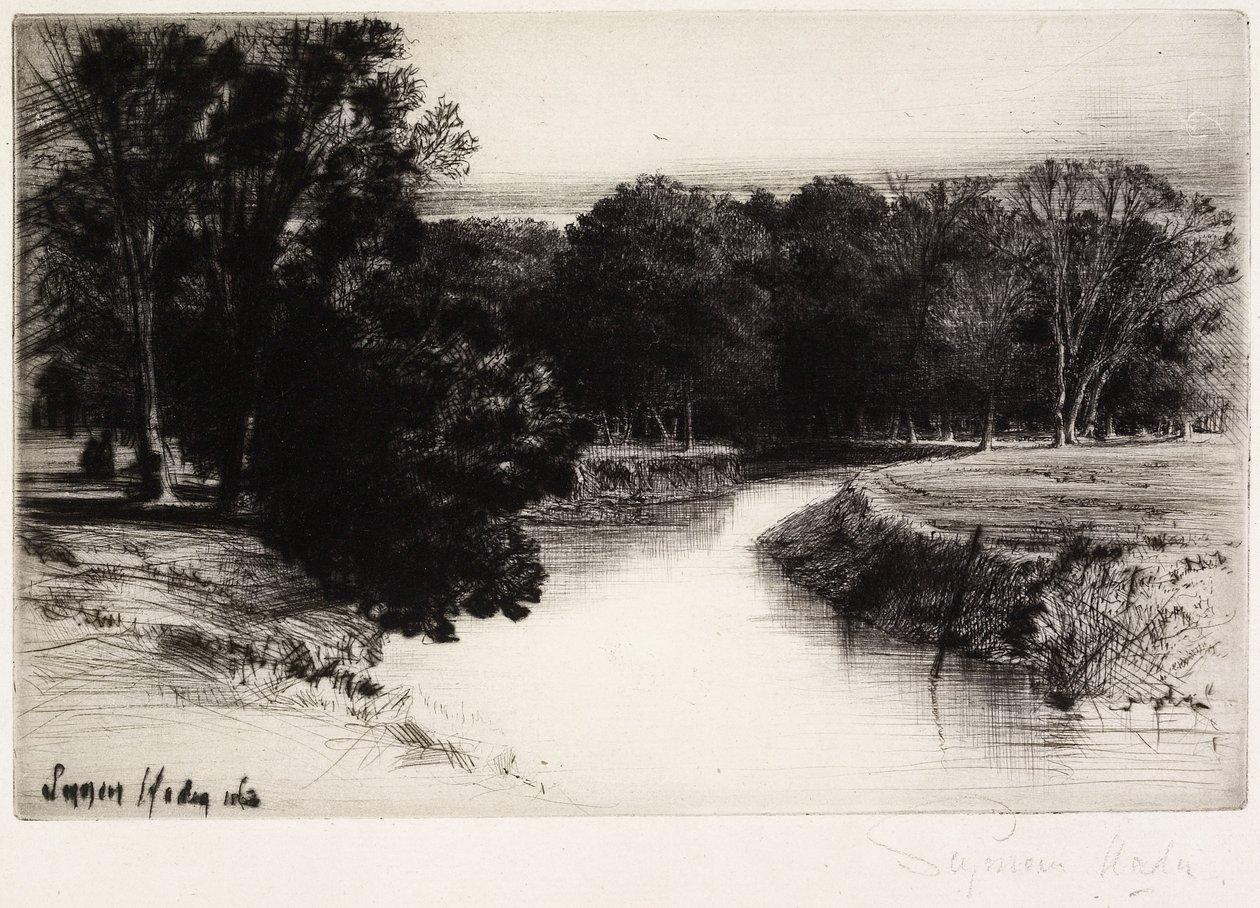 A Sunset in Ireland by Francis Seymour Haden