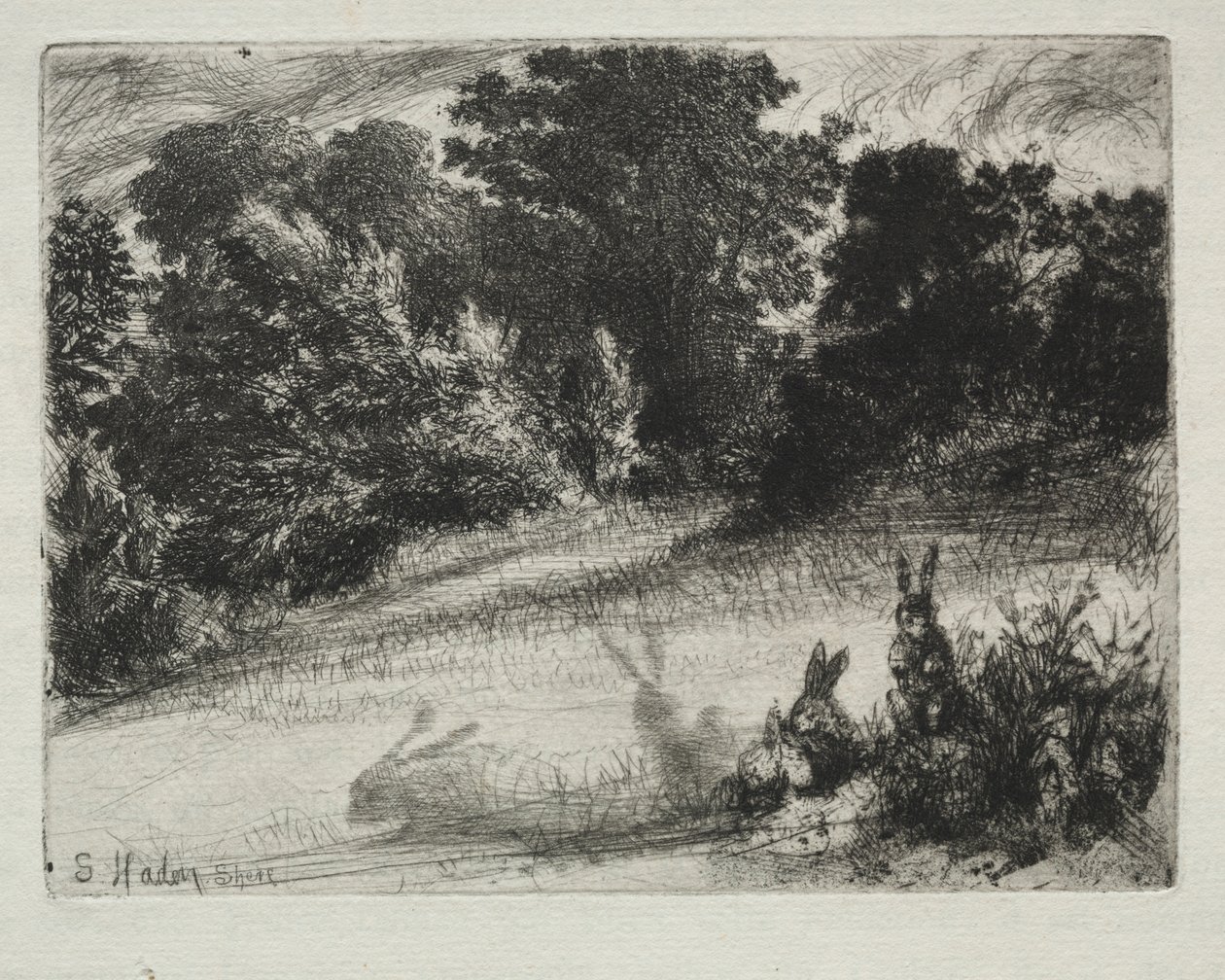 Combe Bottom by Francis Seymour Haden